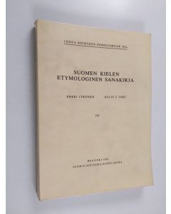 käytetty kirja Suomen kielen etymologinen sanakirja 3