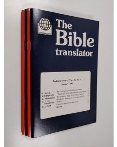 Kirjailijan Roger L. Omanson käytetty teos The bible translator - Technical papers vol. 58, No. 1-4