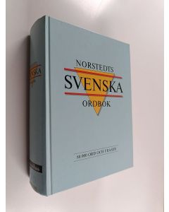 Kirjailijan Allén Sture käytetty kirja Norstedts svenska ordbok