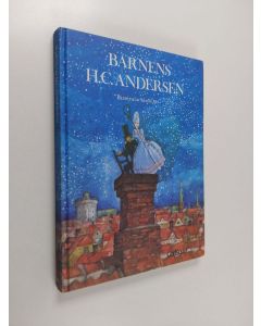 Kirjailijan Hans Christian Andersen käytetty kirja Barnens H.C.Andersen