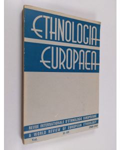 käytetty kirja Ethnologia Europaea volume 2-3 (1968-1969)