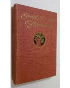 Kirjailijan Gustaf Frödning käytetty kirja Efterskörd 1-2