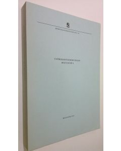 käytetty kirja Työrikostoimikunnan mietintö 1