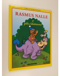 Kirjailijan Per Sanderhage käytetty kirja Rasmus Nalle ja pikku lohikäärme