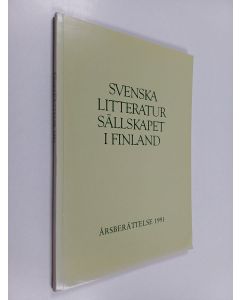 käytetty kirja Svenska litteratursällskapet i finland årsberättelse 1991