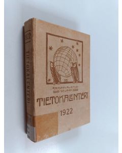 käytetty kirja Kansanvalistusseuran tietokalenteri 1922