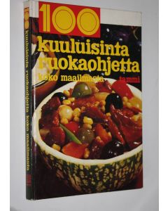 Kirjailijan Roland Gööck käytetty kirja 100 kuuluisinta ruokaohjetta koko maailmasta