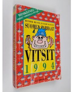 Kirjailijan Henrik Muste käytetty kirja Suomen parhaat vitsit 1994