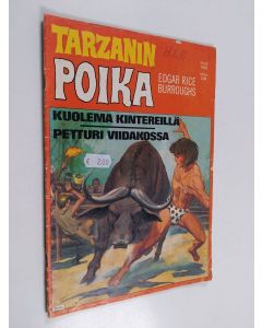 Kirjailijan Edgar Rice Burroughs käytetty teos Tarzanin poika 6/1976