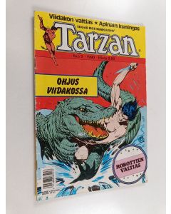 Kirjailijan Edgar Rice Burroughs käytetty teos Tarzan 3/1990 : Ohjus viidakossa ; Robottien valtias