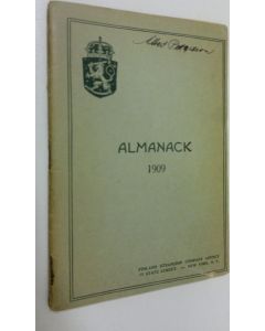 käytetty teos Almanack och kalender 1909 : för i Amerika vistande svenska talande finnar för året