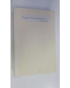 Kirjailijan Risto Uimonen käytetty kirja Häntä heiluttaa koiraa : Suomen demokratian häiriötila 1983-200? (ennakkokappale)