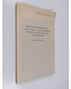 Kirjailijan Heikki Leskinen käytetty kirja Die Konstruktionstypus anna ~ laske + finite Verbform in den osfi. Sprachen und im Lappischen