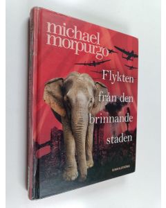 Kirjailijan Michael Morpurgo käytetty kirja Flykten från den brinnande staden