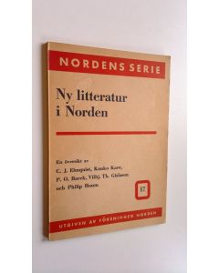 Kirjailijan YM. & C. J. Elmquist käytetty kirja Nordens serie 17 : Ny litteratur i Norden