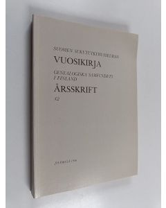 käytetty kirja Suomen sukututkimusseuran vuosikirja 42 = Genealogiska samfundets i Finland årsskrift 42