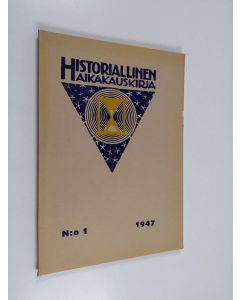 Tekijän Jalmari Jaakkola  käytetty kirja Historiallinen aikakauskirja N:o 1/1947