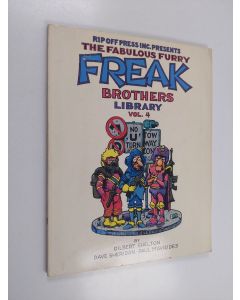 Kirjailijan Gilbert Shelton käytetty kirja The Fabulous Furry Freak Brothers Library