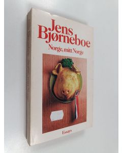 Kirjailijan Jens Björneboe käytetty kirja Norge, mitt Norge