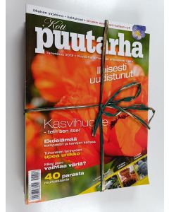 käytetty kirja Kotipuutarha vuosikerta 2012 (9 lehteä, puuttuu nro 6)