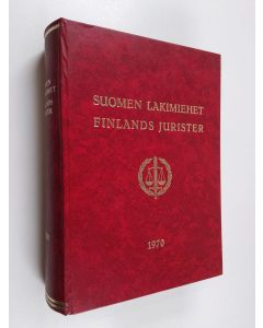 käytetty kirja Suomen lakimiehet 1970 = Finlands jurister