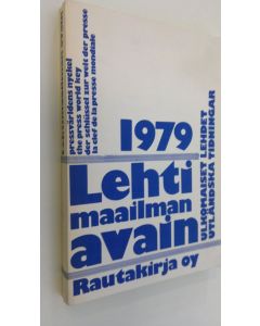 käytetty kirja Lehtimaailman avain 1979 : ulkomaiset lehdet = utländska tidningar