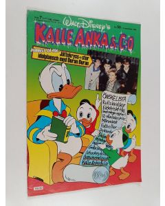 Kirjailijan Walt Disney käytetty teos Kalle Anka & C:o N:r 50/1985