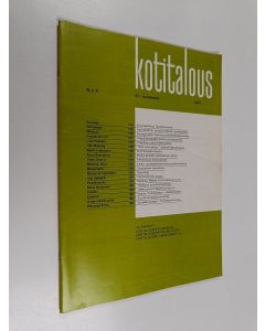 käytetty teos Kotitalous 4/1977