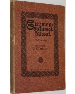 Kirjailijan T. I. Itkonen käytetty kirja Suomensukuiset kansat