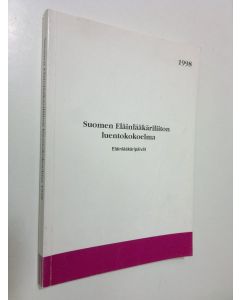 käytetty kirja Suomen eläinlääkäriliiton luentokokoelma 1998