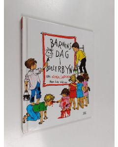 Kirjailijan Astrid Lindgren käytetty kirja Barnens dag i Bullerbyn