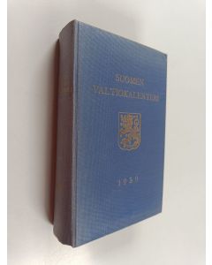 käytetty kirja Suomen valtiokalenteri vuodeksi 1959