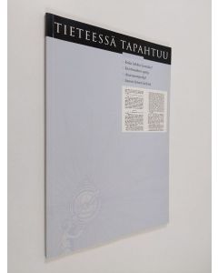 käytetty kirja Tieteessä tapahtuu 3/2001