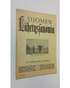 käytetty teos Suomen lähetyssanoma n:o 11 marraskuu 1936