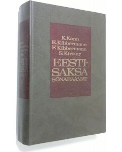 Kirjailijan K. Kann käytetty kirja Eesti-Saksa sonaraamat = Estnisch-Deutsches wörterbuch
