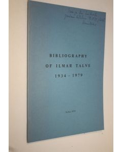 Kirjailijan Markku Aukia käytetty kirja Bibliography of Ilmar Talve 1934-1979