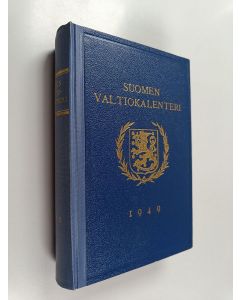 käytetty kirja Suomen valtiokalenteri vuodeksi 1949
