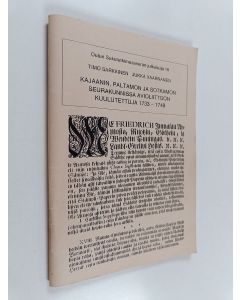Kirjailijan Timo Sarkkinen & Jukka Vaarnanen käytetty teos Kajaanin, Paltamon ja Sotkamon seurakunnissa avioliittoon kuulutettuja 1733-1748