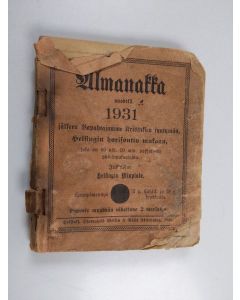 käytetty kirja Almanakka vuodeksi 1931 jälkeen Vapahtajamme Kristuksen syntymän, Helsingin horisontin mukaan