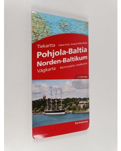 käytetty kirja Tiekartta : Pohjola-Baltia = Norden-Balticum 1:2000000 : Hakemisto, kaupunkikarttoja = Namnregister, stadskartor