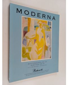 käytetty kirja Moderna huutokauppa no 29 auktion nr 29 : 10.12.1989 Helsinki - Helsingfors