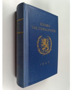 käytetty kirja Suomen valtiokalenteri vuodeksi 1946