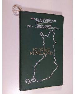 Kirjailijan Erik Sundqvist käytetty kirja Matkailukirjan tiekartta Suomi = Vägkarta till resehandbok Finland