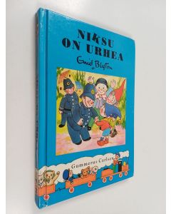 Kirjailijan Enid Blyton käytetty kirja Niksu on urhea
