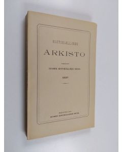 käytetty kirja Historiallinen arkisto 35