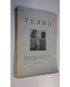 käytetty teos Terra 1923 n:o 1-4 : Suomen maantieteellisen seuran aikakauskirja