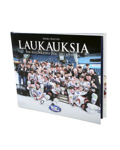 Kirjailijan Jukka Rautio käytetty kirja Laukauksia : SM-liigakausi 2011-2012 kuvina (UUSI)