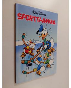Kirjailijan Walt Disney käytetty kirja Sportti-Ankka