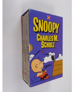 Kirjailijan Charles M. Schulz käytetty kirja Snoopy setti (5 kirjaa) : Think thinner, Snoopy ; It's your turn, Snoopy ; You've come a long way, Snoopy! ; You're a pal Snoopy! ; You're not for real, Snoopy!