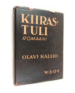Kirjailijan Olavi Kallio käytetty kirja Kiirastuli